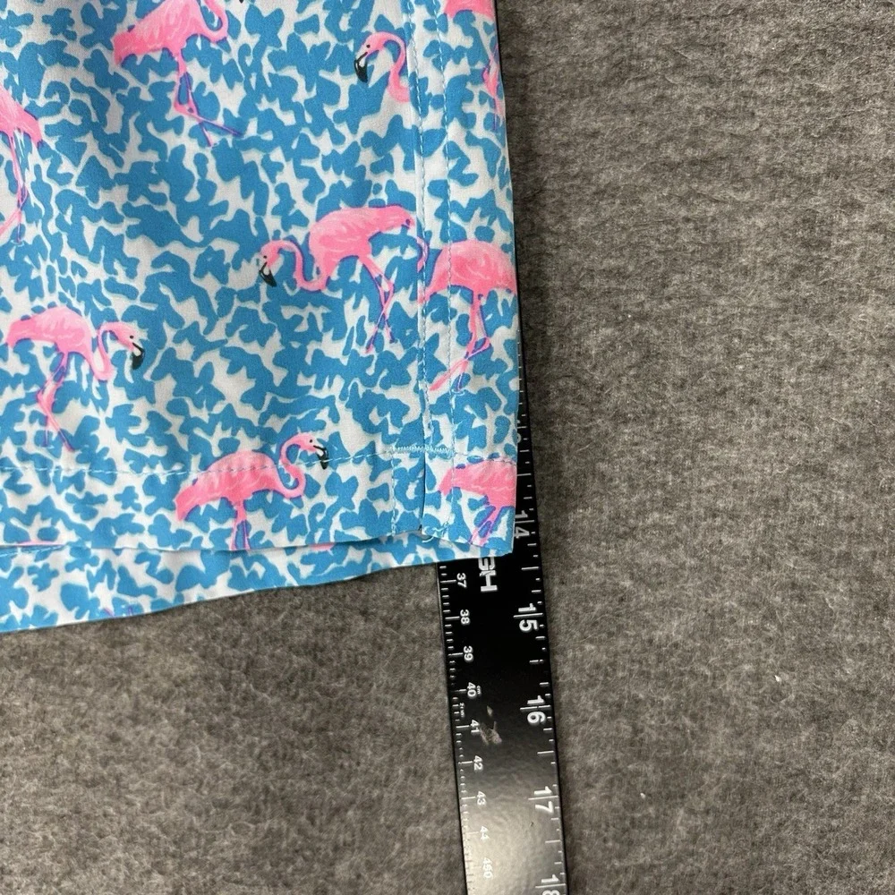 Chubbies Swim Trunks Mens S Blue‎ Domingos Are For Flamingos Lined 5.5